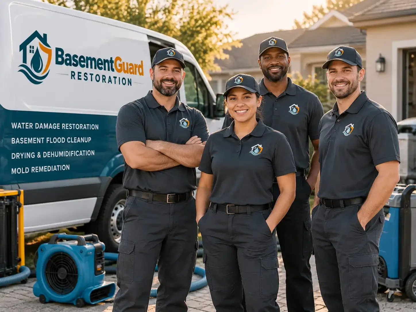 Basement Water Damage Restoration company in Clarksville, MI